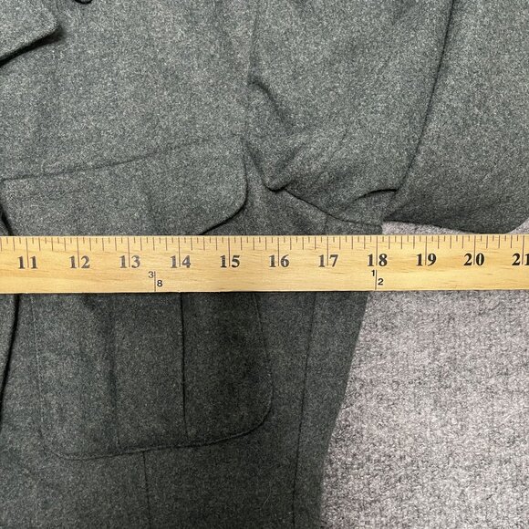 Vintage Swiss Army Military Jacket Wool Blend Mens - Picture 7 of 9